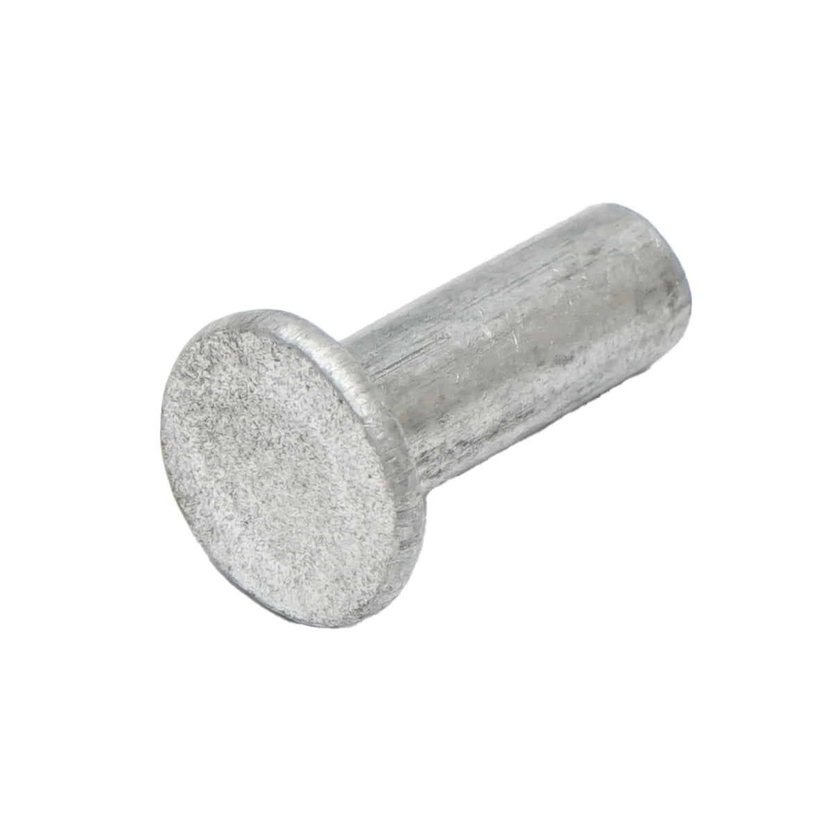 Solid aluminum rivet 4x8mm, head diameter 15mm