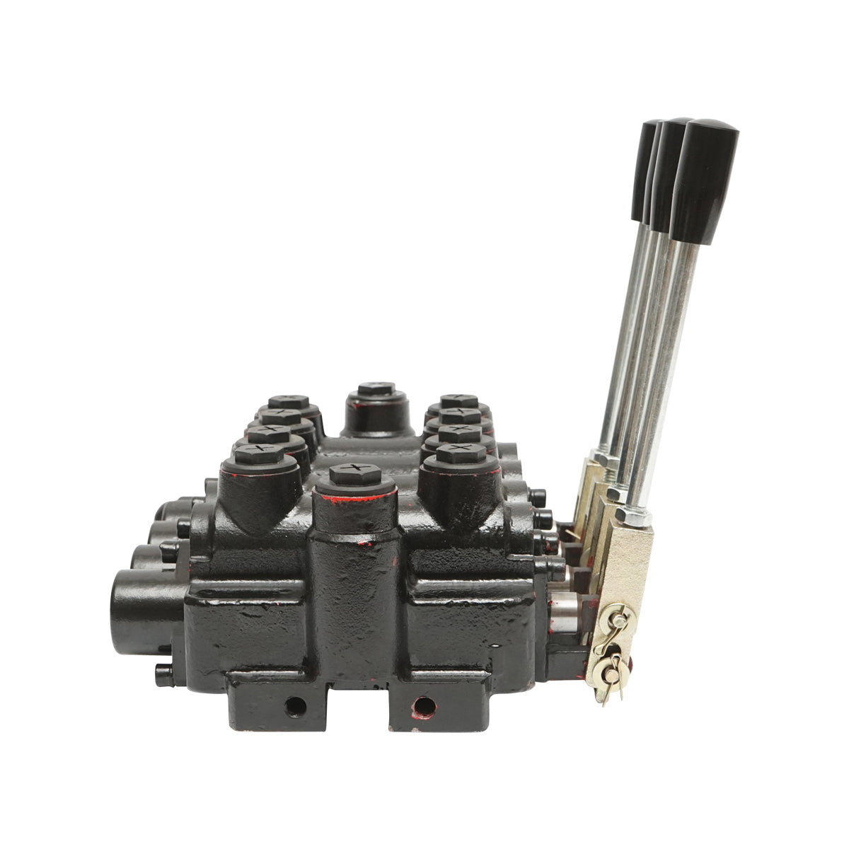 Hydraulic distributor with 4 ways with levers and accessories