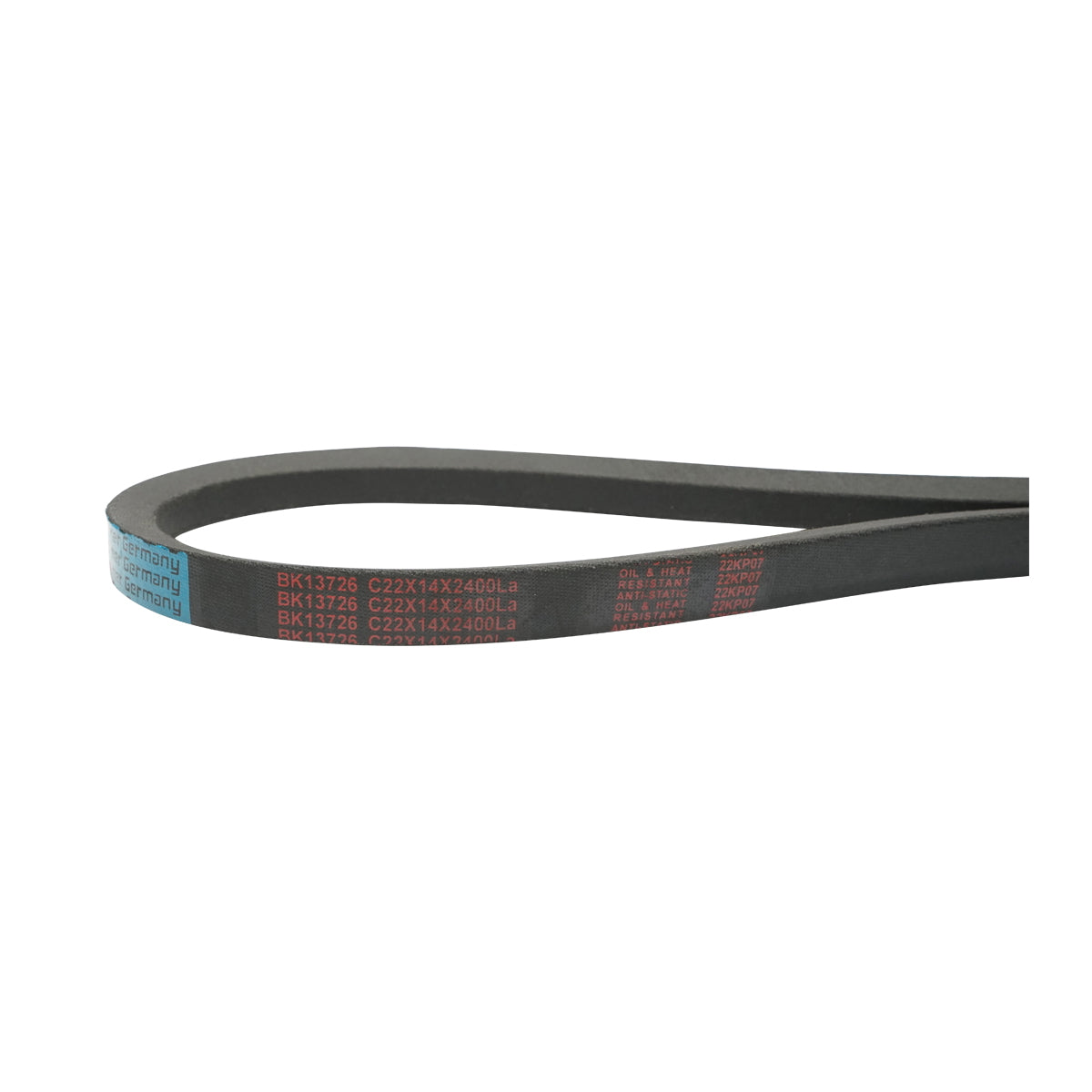 Trapezoidal transmission belt C 22x14x2400 LA Breckner Germany
