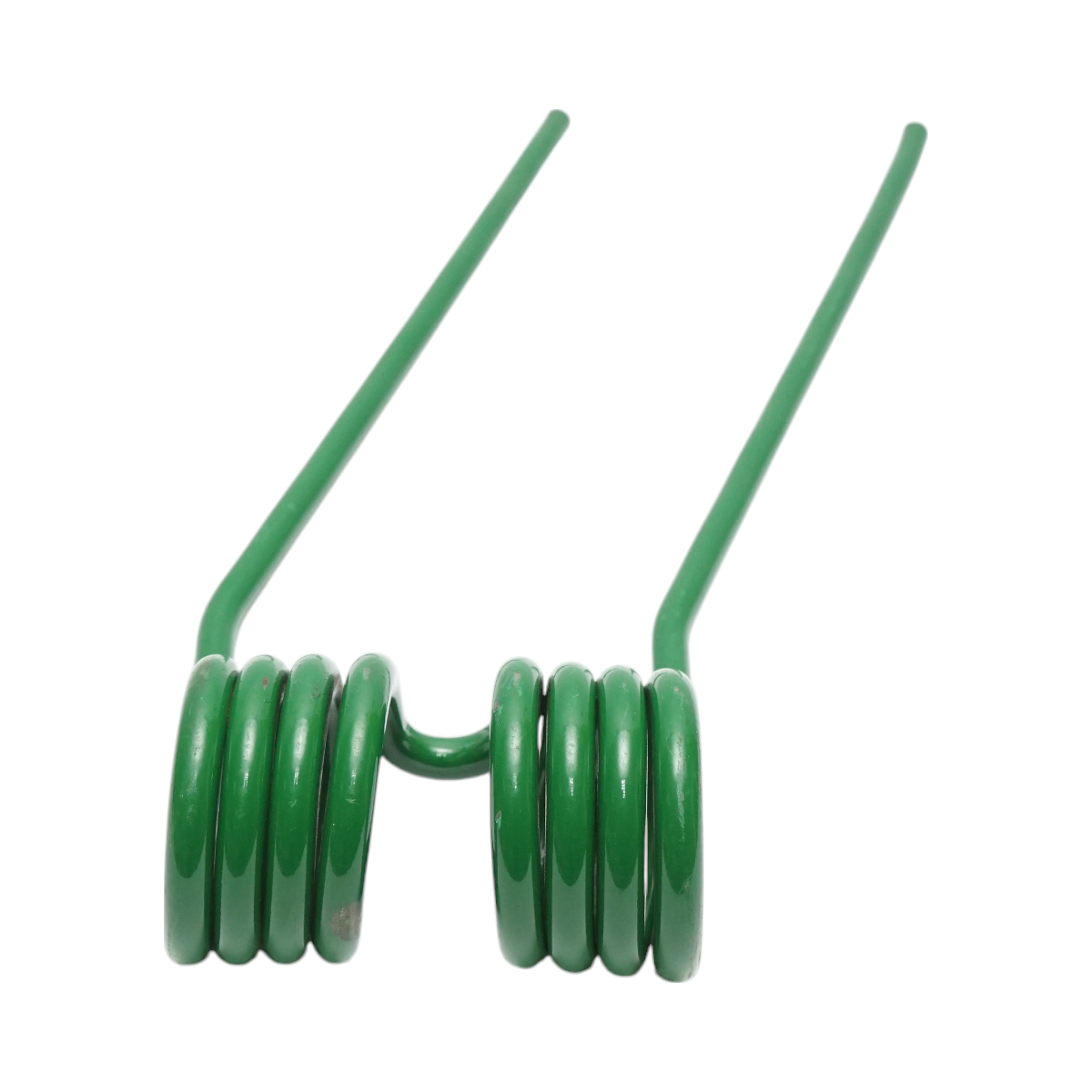 Right elastic claw rake for collecting hay 105x370x9 mm green (Fella)