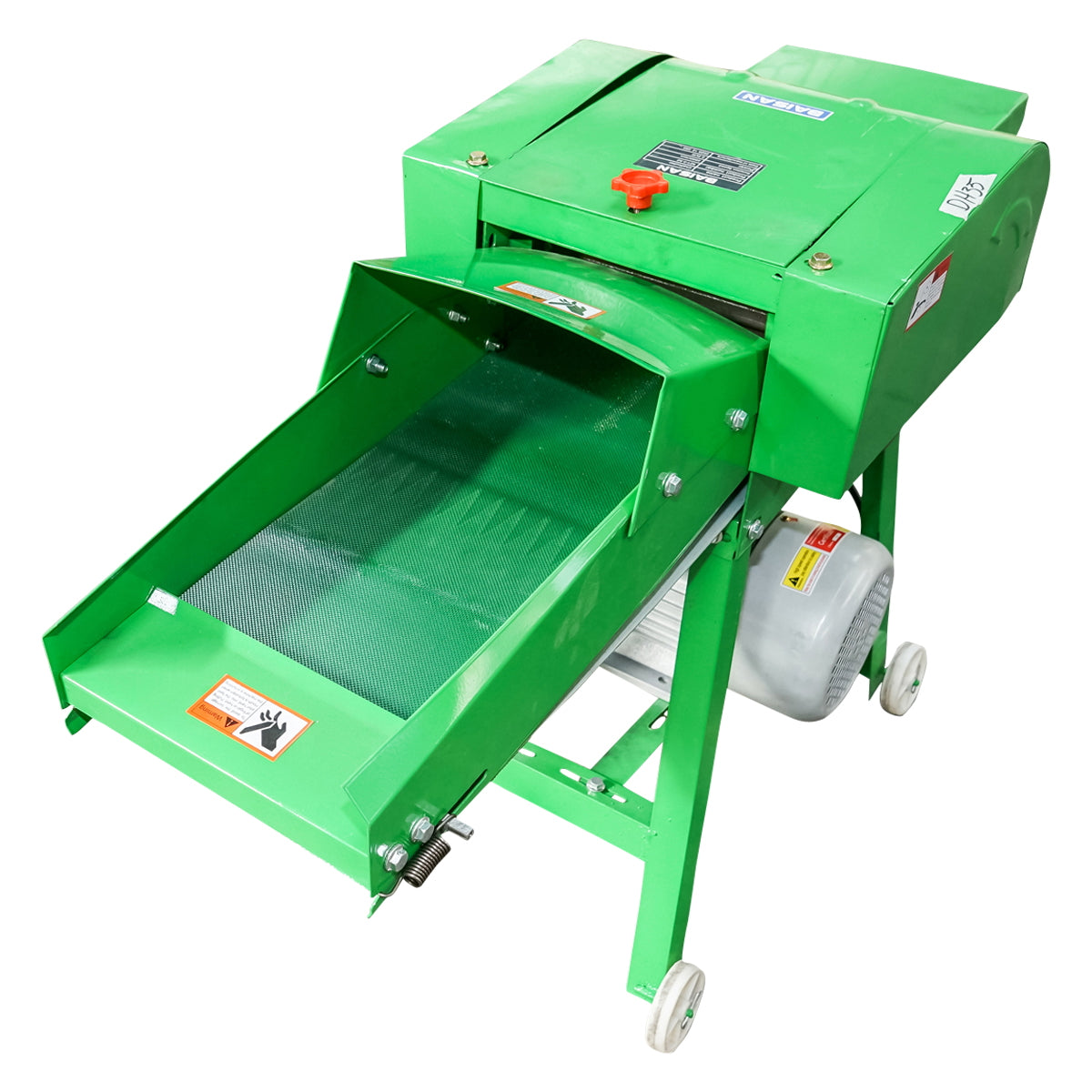 Electric shredder 2.2kW/220V for alfalfa, corn stalks, wheat, sunflower 1000x425x800mm Baisan