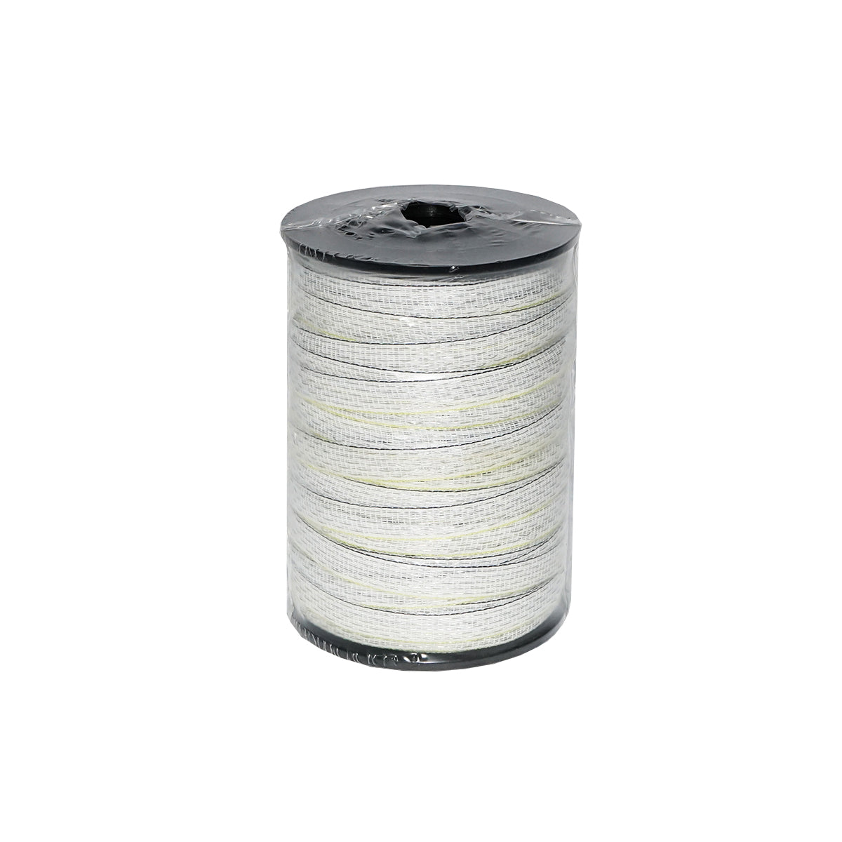 White-yellow-black band roll, width 20mm 5x0.3mm SS length 200m electric fence Breckner Germany