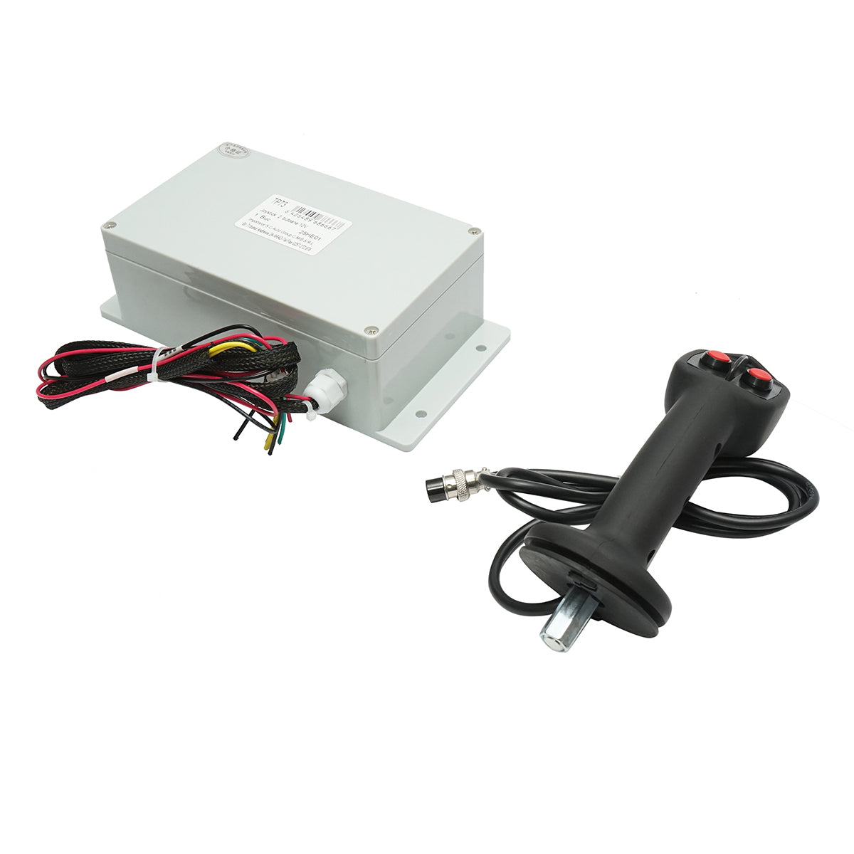 Joystick with 2 electric buttons 12V and control module