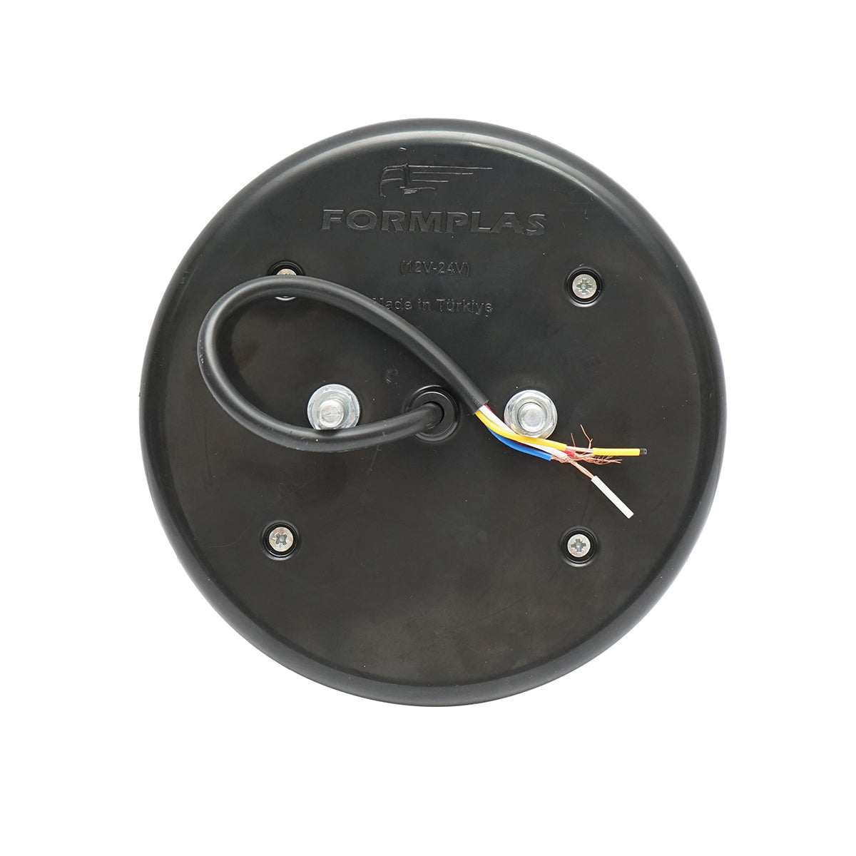 Round LED NEON smoky rear stop lamp 12-24V with 4 functions 140x35mm Breckner Germany