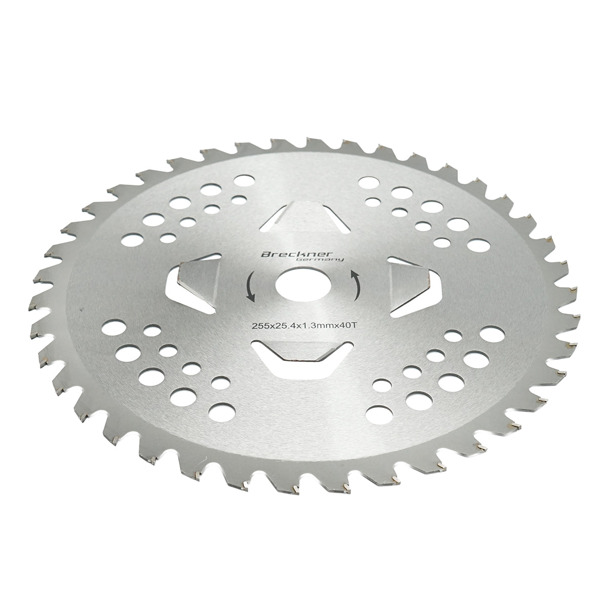 Empty grinding disc 255x25.4x1.3mm, 40 teeth for shoulder brush cutter Breckner Germany