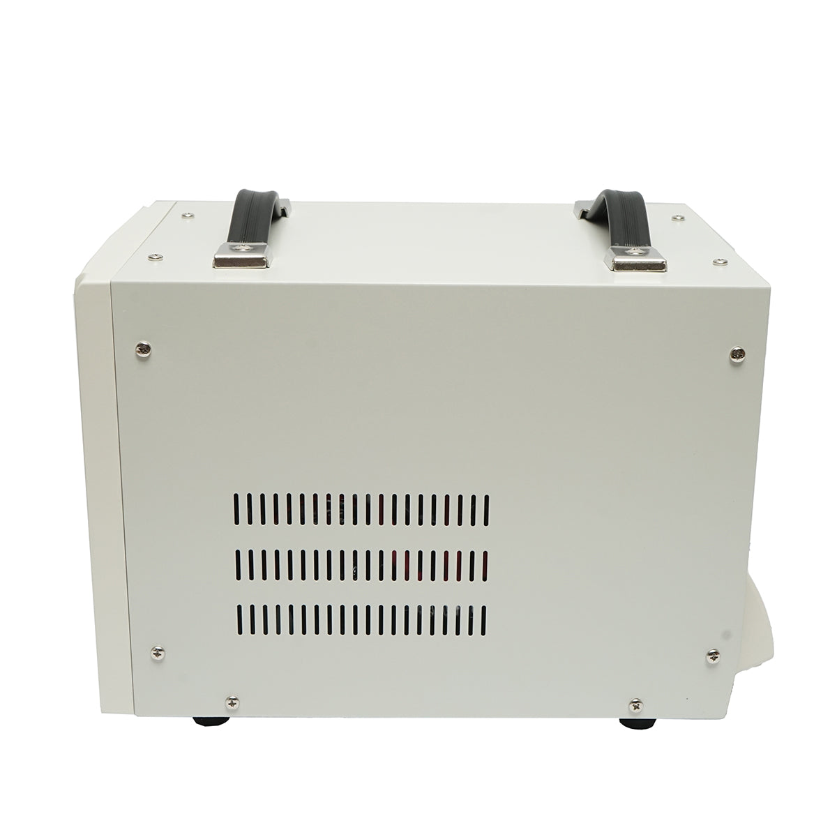 Single-phase automatic voltage stabilizer with relay 10000VA/140-260V, 2 Schuko sockets 230V, LCD display Breckner Germany