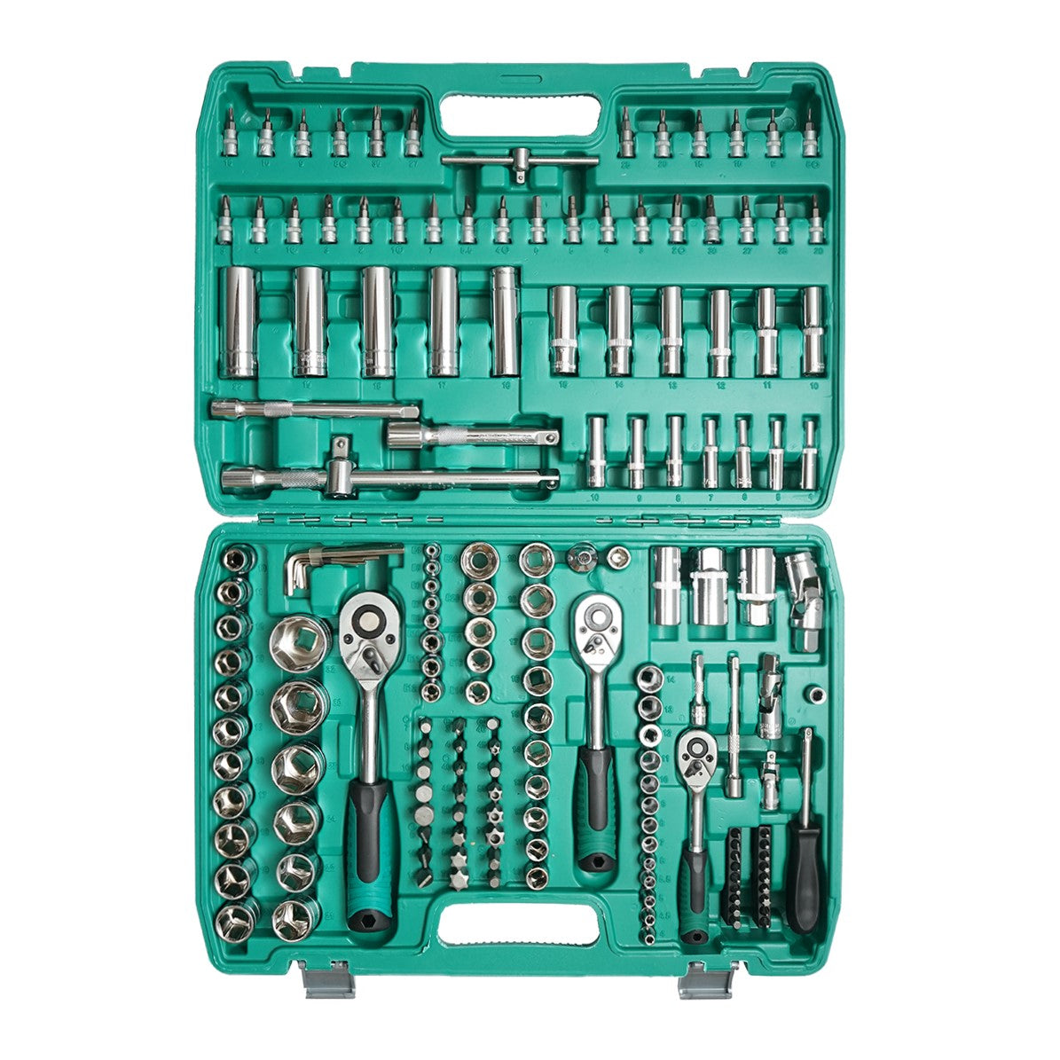 Combined and tubular wrench set 172 pieces Breckner Germany