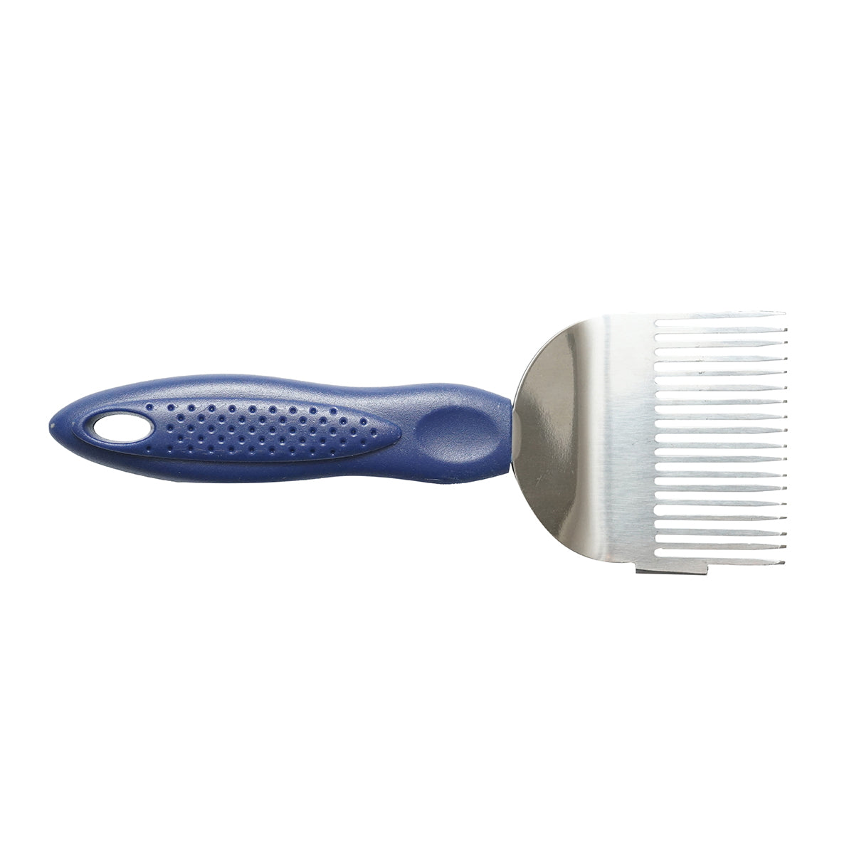 Beehive uncapping fork made of stainless steel with a plastic handle 190mm