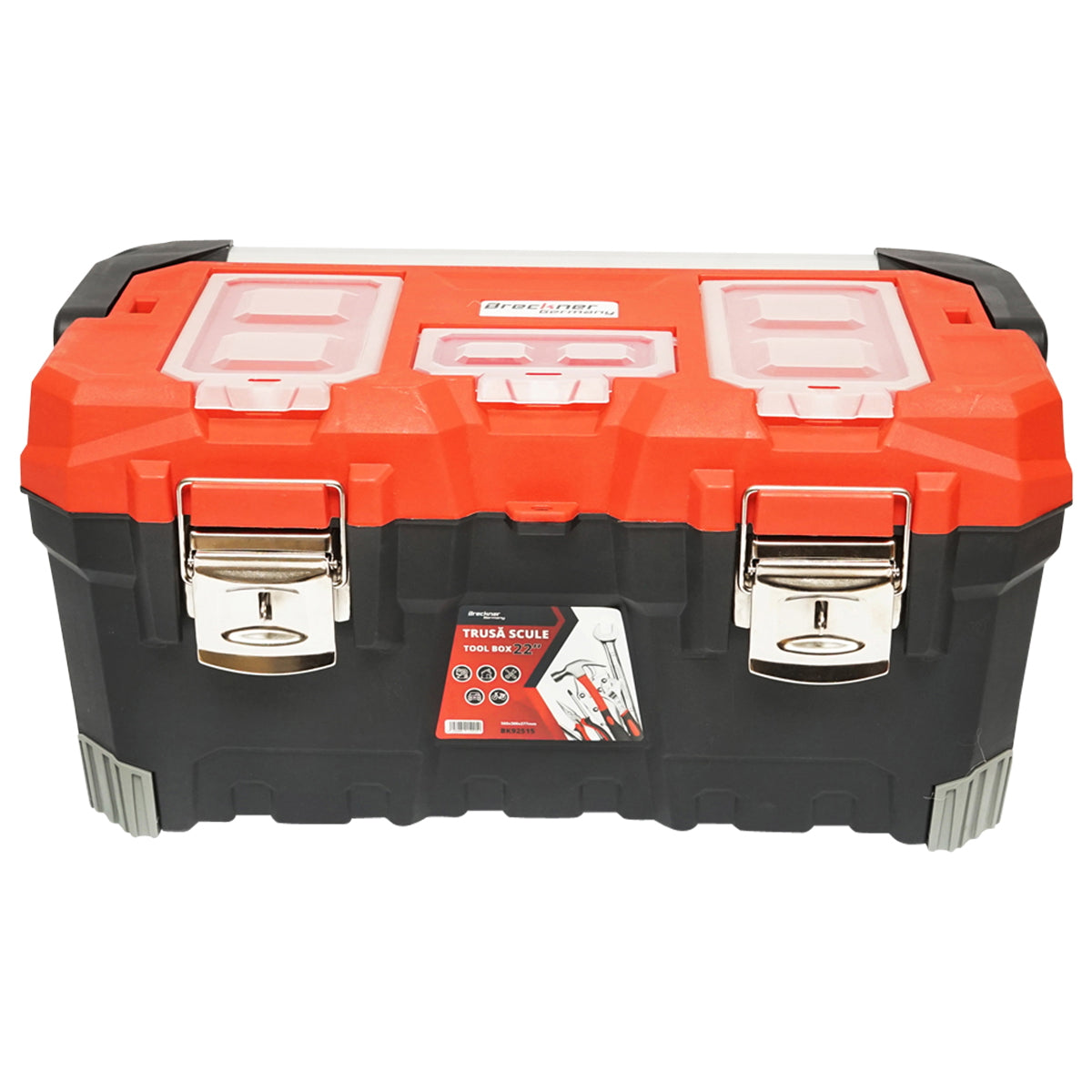 Professional tool box with aluminum handle 560x300x277mm Breckner Germany