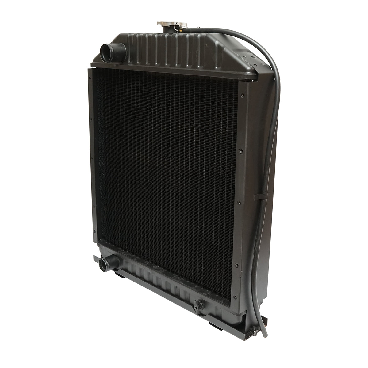 Water cooling radiator with 3 rows of cells for Fiat series 55, 90, A, CS OEM code 5143883, 5143884, 5167365, 4997175, 4997298, 5104143, 150-40 Breckner Germany