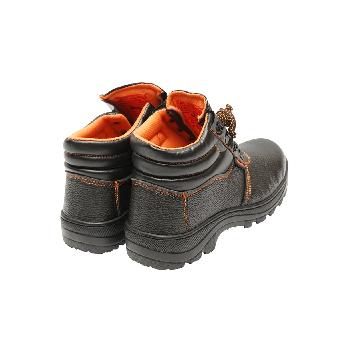 Size 40 safety boots with toe cap and steel sole insert 5015