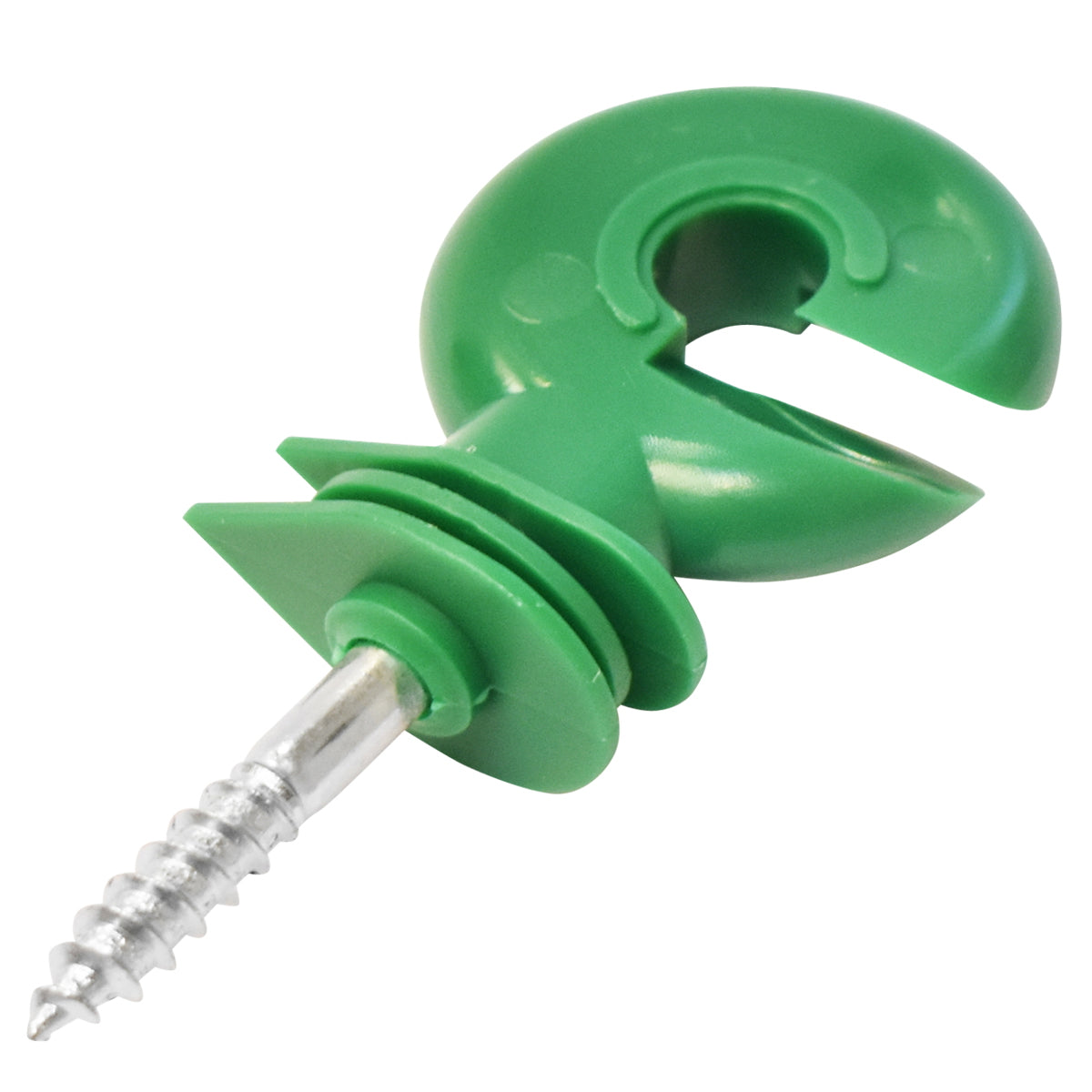 Compact green ring isolator fi 5.3mm 80x35mm electric fence Breckner Germany