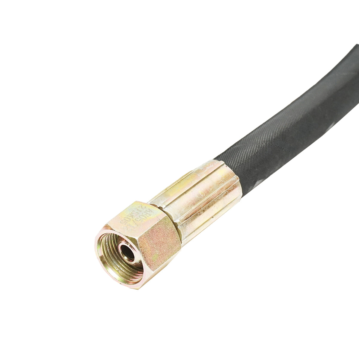 Pressure hose 2SN DN10 certified with hydraulic fixed ends L=1200mm M20