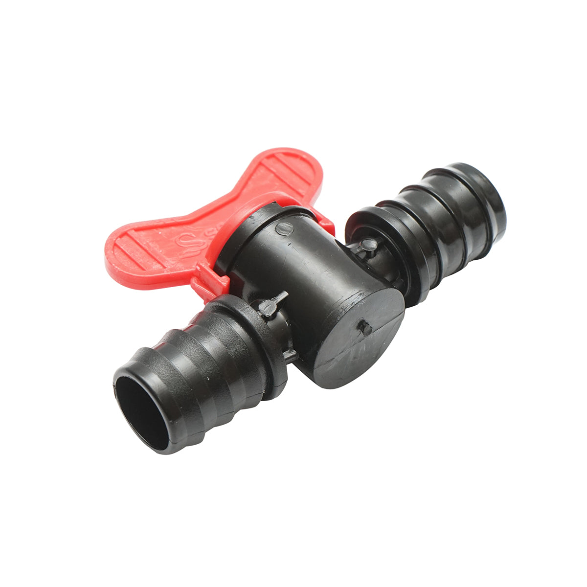 Equal dripping tube faucet D25x25mm for irrigation systems