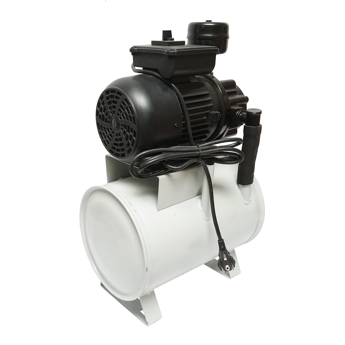 Dry vacuum pump with a 200L/min motor at 1450rpm and a tank for a milking machine, Breckner Germany