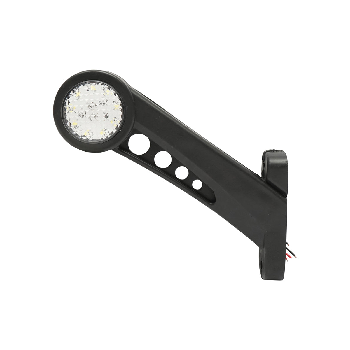 Set of side LED marker lamps 12-24V, red-white, flexible PVC Breckner Germany