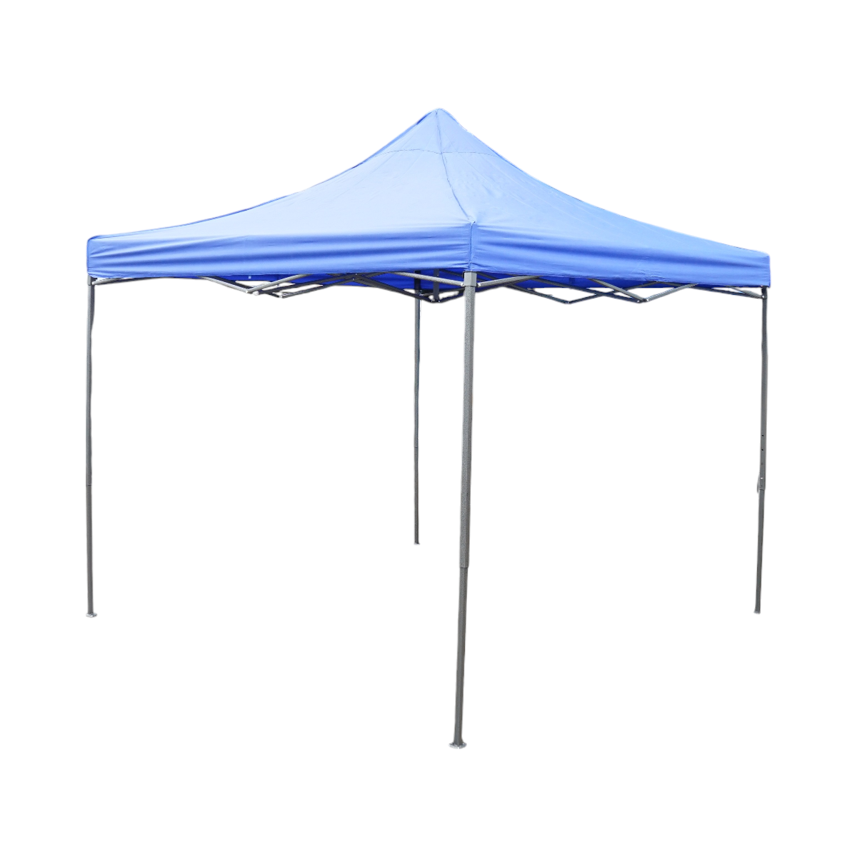 Blue pavilion tent 3x3m, adjustable height, foldable