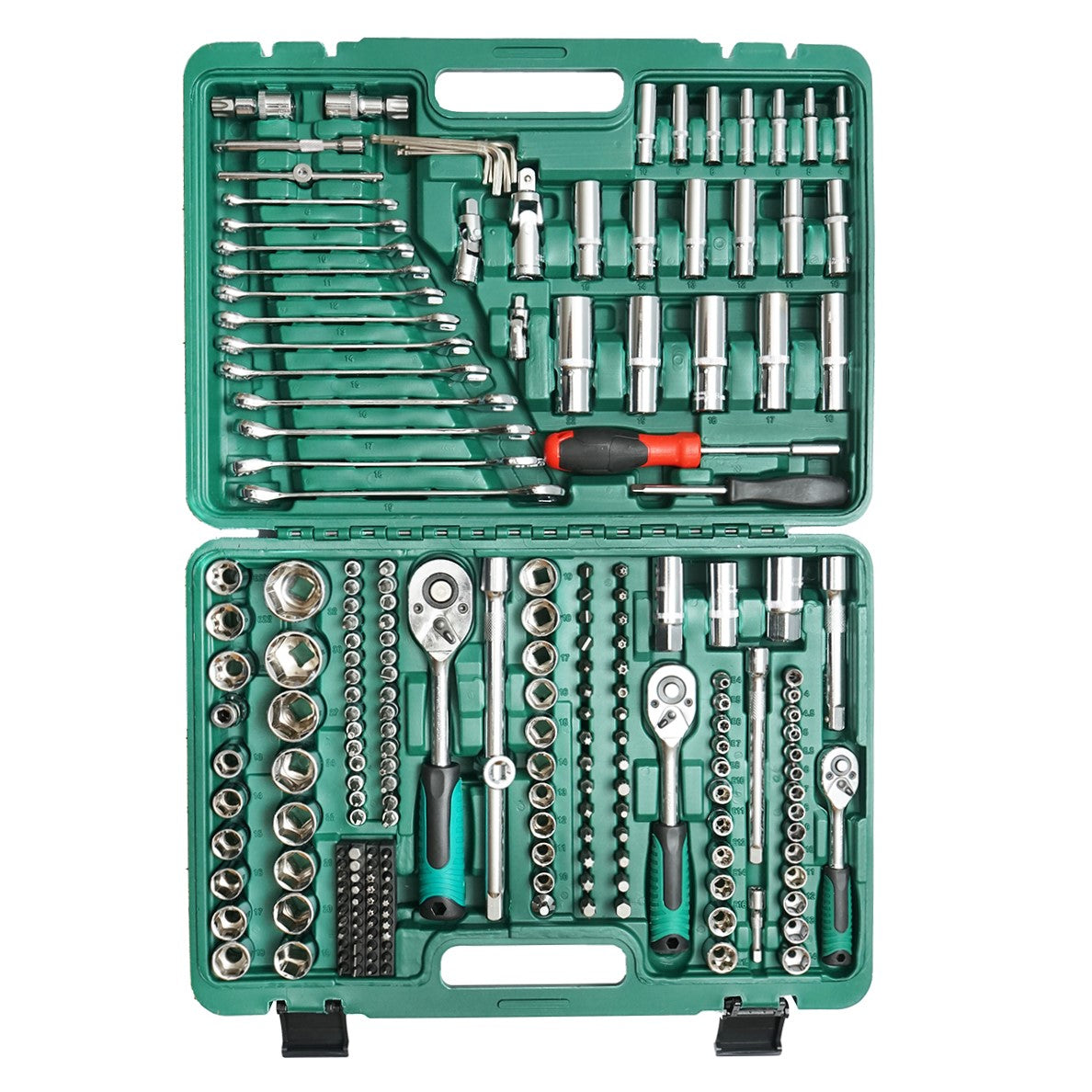 Combined and tubular wrench set 216 pieces Breckner Germany