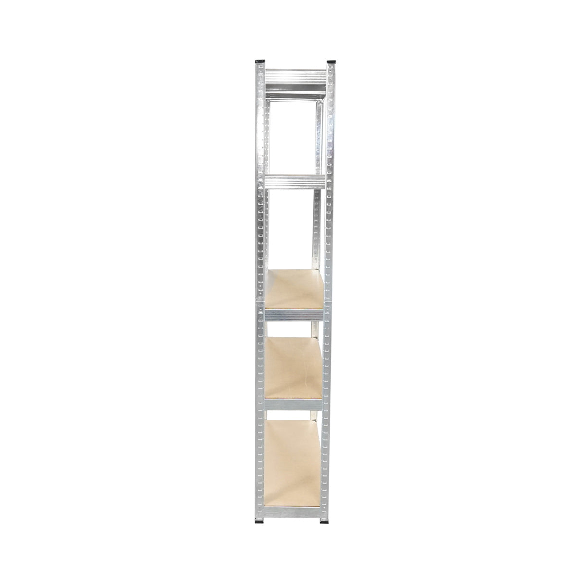 Metal shelf with 5 MDF shelves, 180x100x40cm, 175Kg/shelf, assembly without screws, galvanized