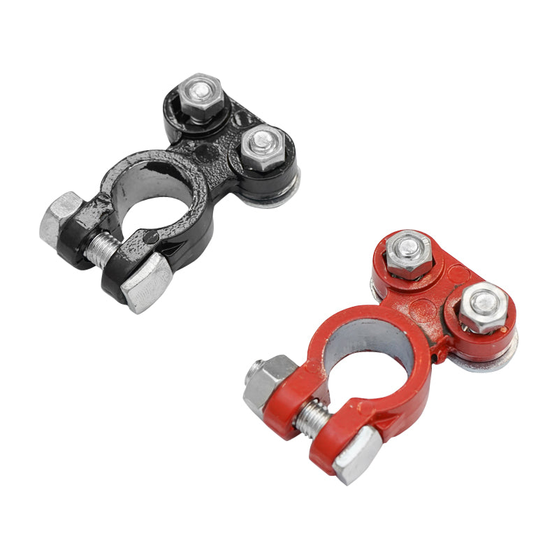 Set of red and black battery terminals Breckner Germany