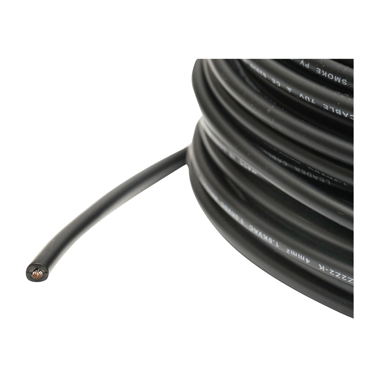 Solar panel cable roll 4mmx50m black 1.5KV, H1Z2Z2-K Breckner Germany
