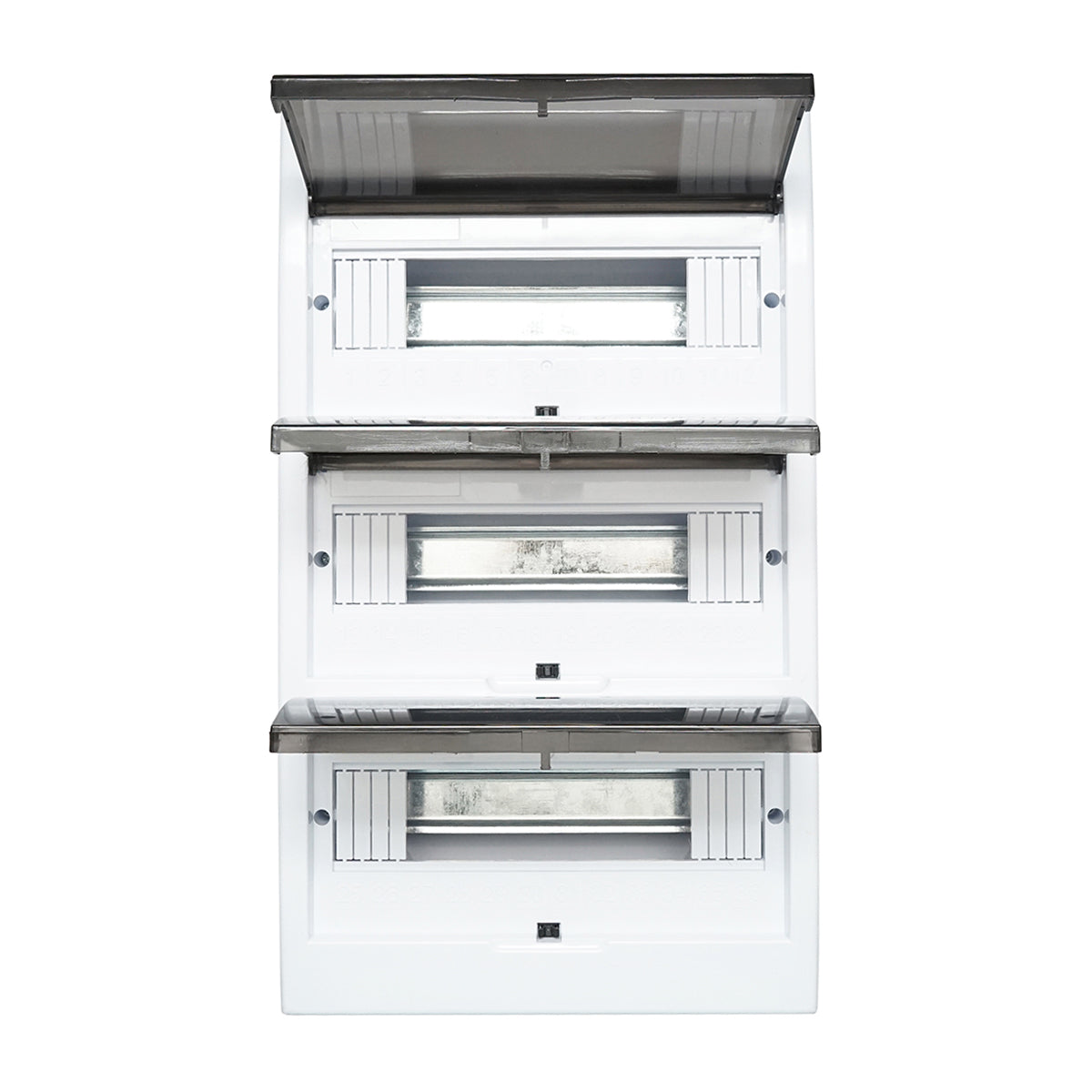 3-row applied fuse box, 36 modules Leader