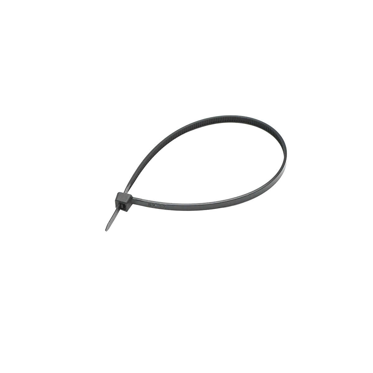 Facet, plastic collar 3.6x200mm, black, set of 100 pieces Breckner Germany