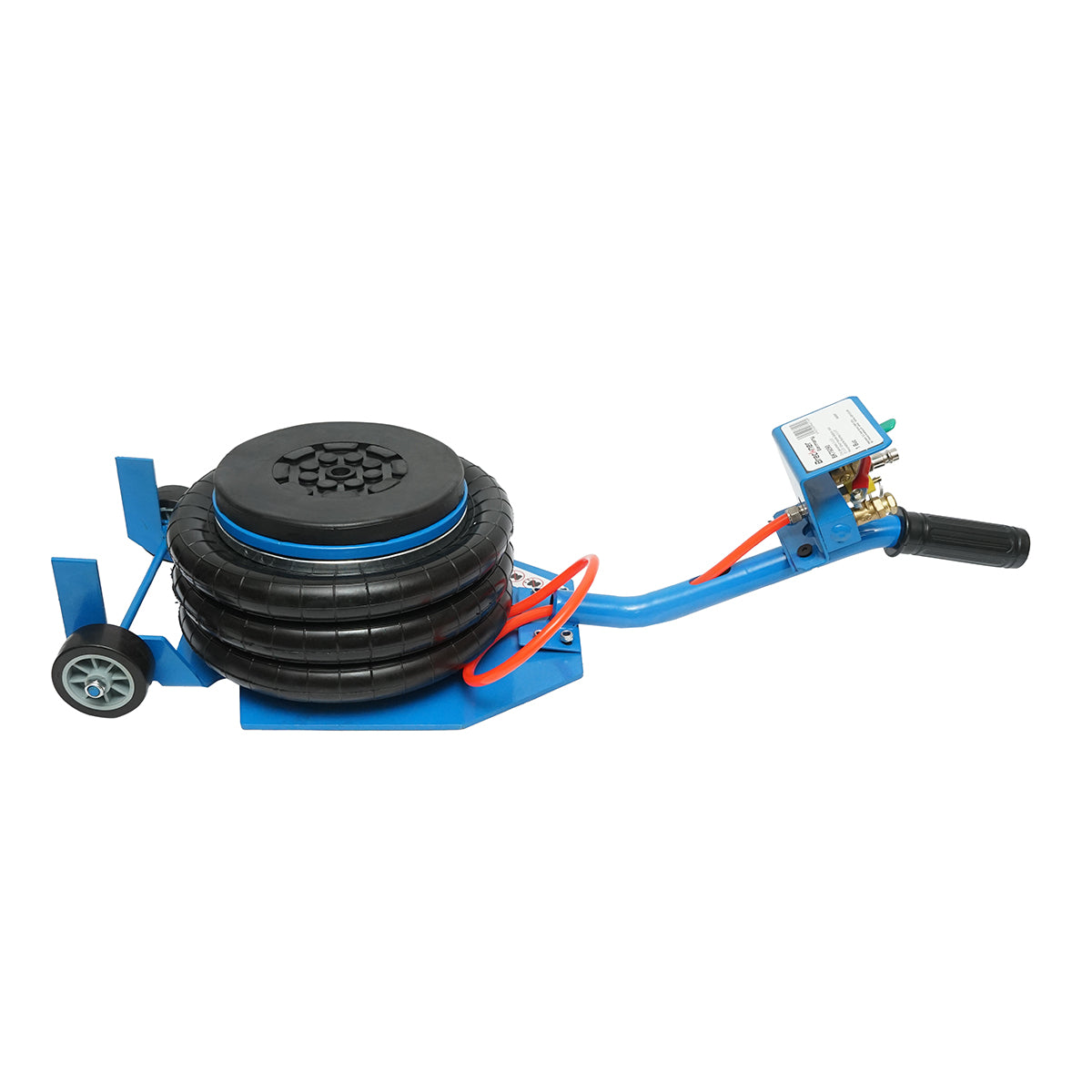 Professional pneumatic jack 3.5T with short handle, air cushion 150-400mm Breckner Germany