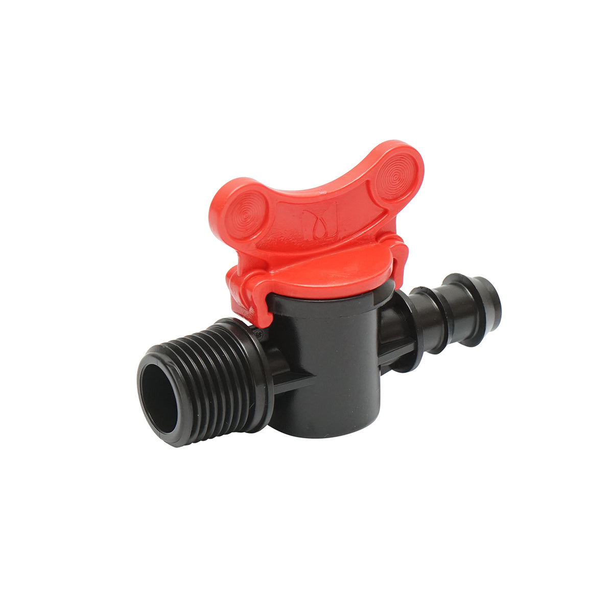 Drip pipe faucet D16mmx1/2 external thread for irrigation systems