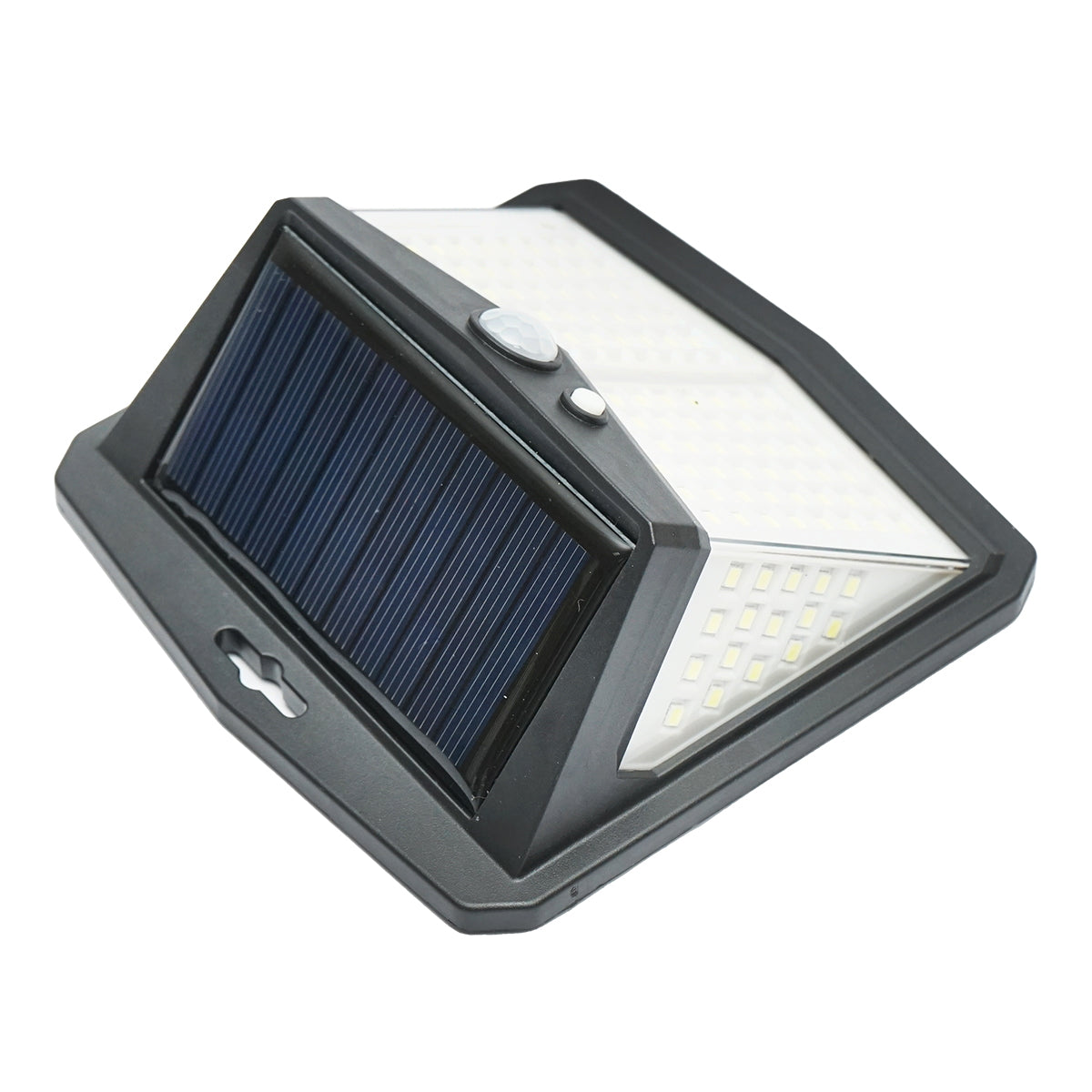 LED solar lamp 147lm for wall, fence, stairs with solar panel 0.65W/5.5V, battery 3.7V/1.2 Ah and motion sensor IP54 Breckner Germany