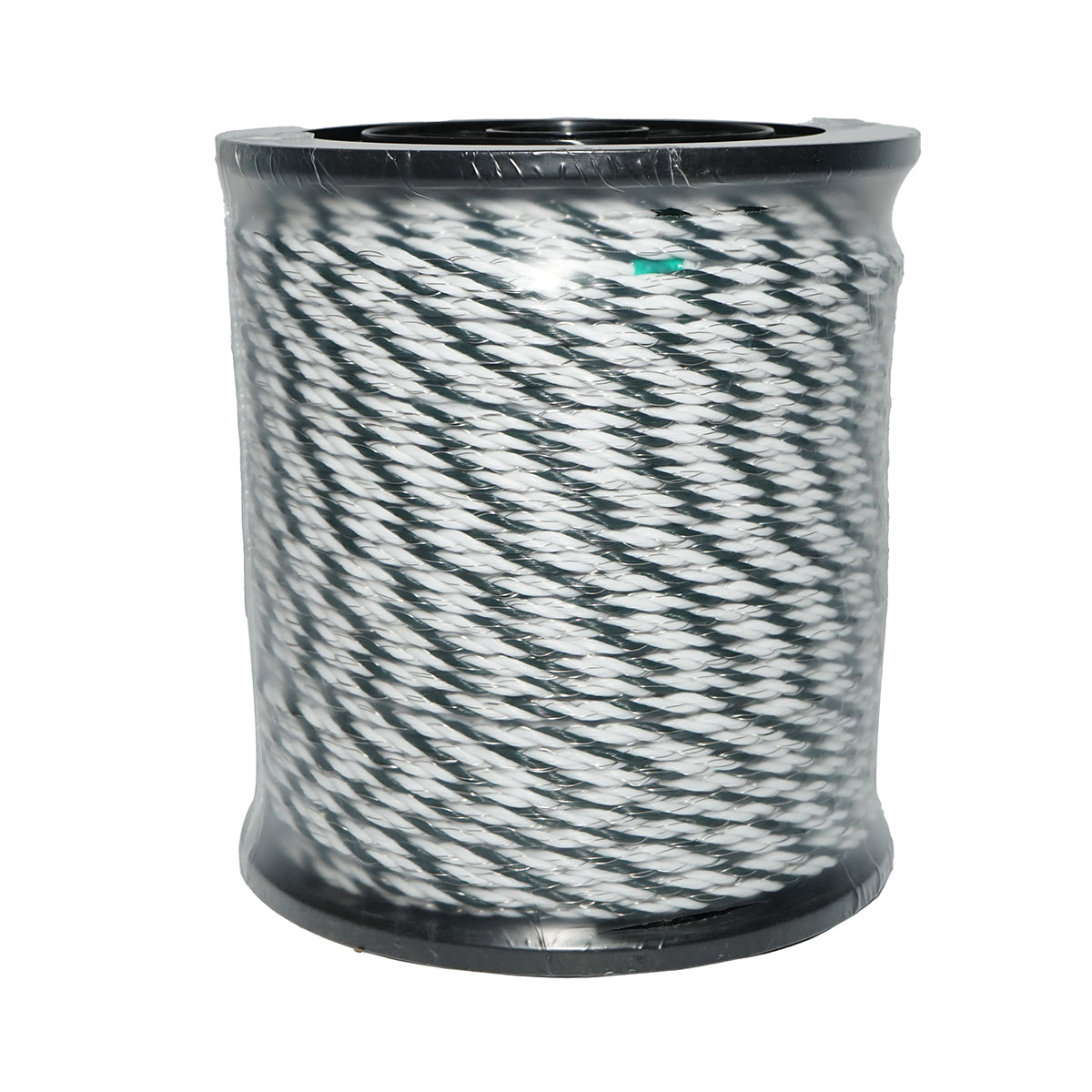 Roll of black and white wire 6mm, 6x0.3mm stainless steel, 1.95 Ohm/m 200m electric fence Breckner Germany
