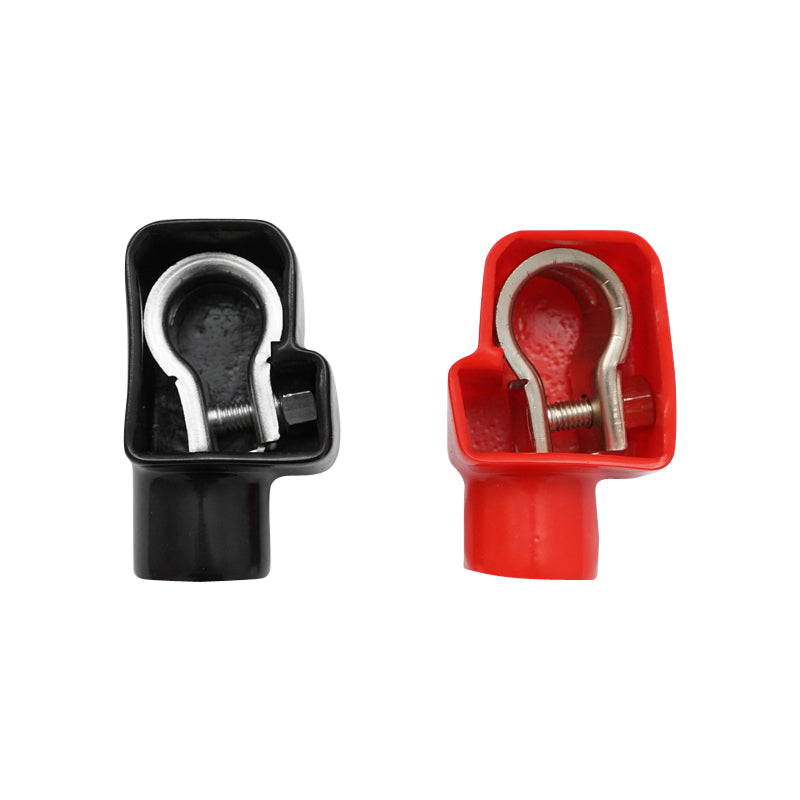 Battery terminal set with rubber protection Breckner Germany