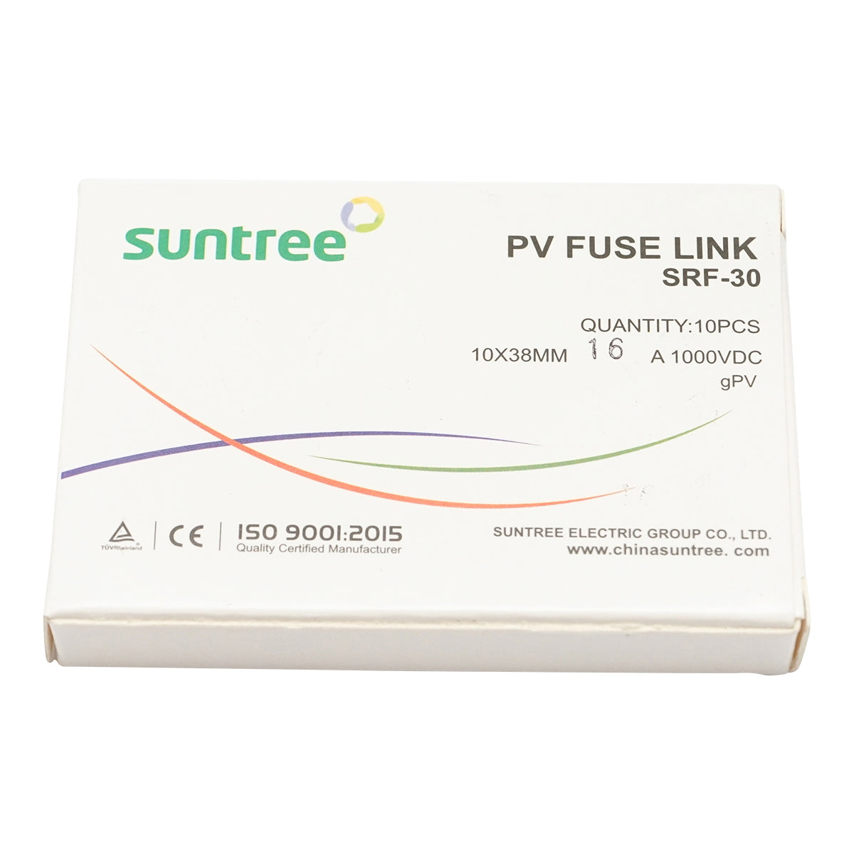 Cylindrical fuse safety SRF-30 for solar gPV systems, 16A, 1000V Suntree