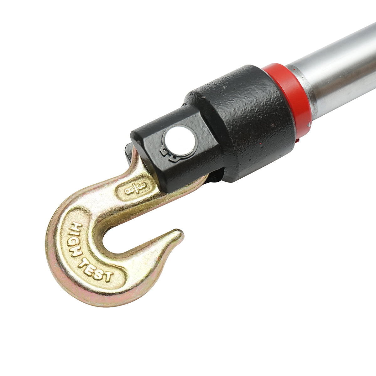 Hydraulic cylinder with hooks for sheet metal works, maximum load 10T