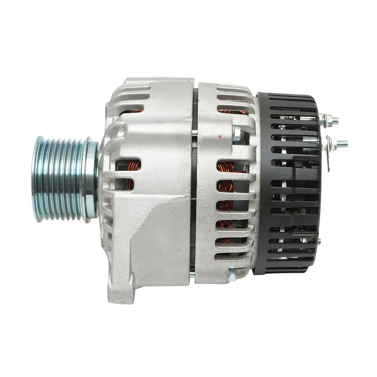 12V/120A alternator for Fiat, New Holland, Case IH, Iveco OEM code 87371504, 2855467, 504193811, 11203434, 72735560