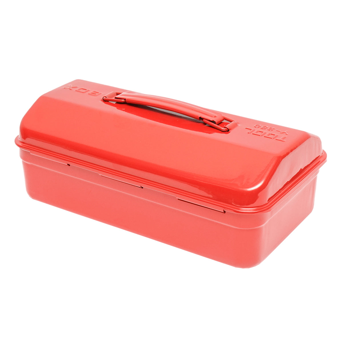 Red metal tool box 305x160x116mm Breckner Germany