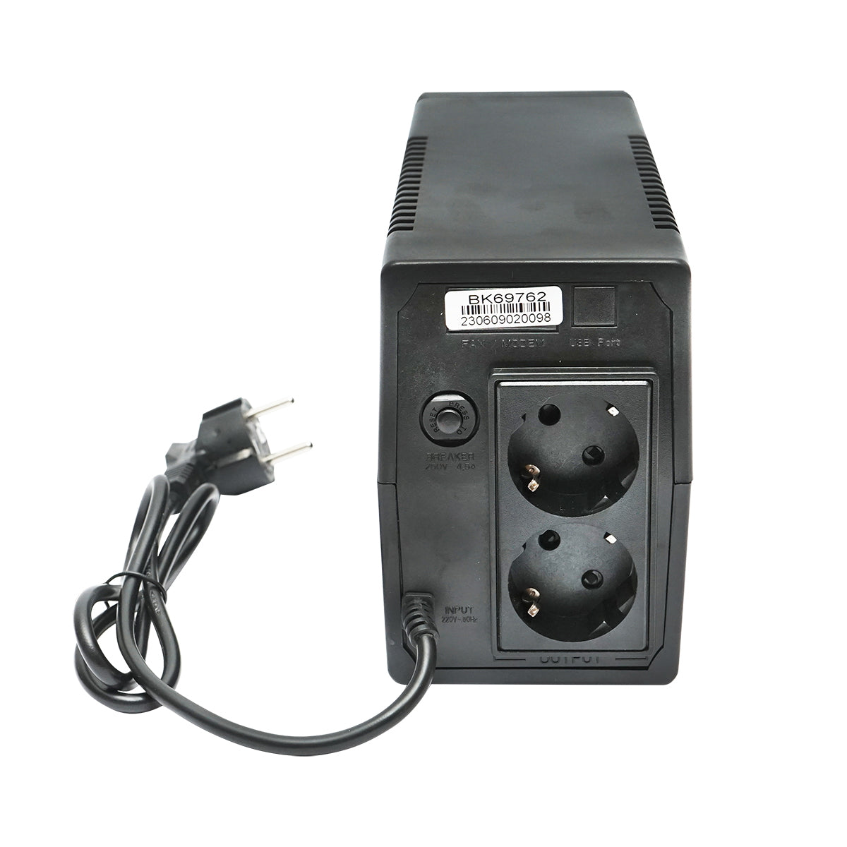 UPS 600VA/360W with 7Ah battery and 2 schuko sockets AVR Breckner Germany