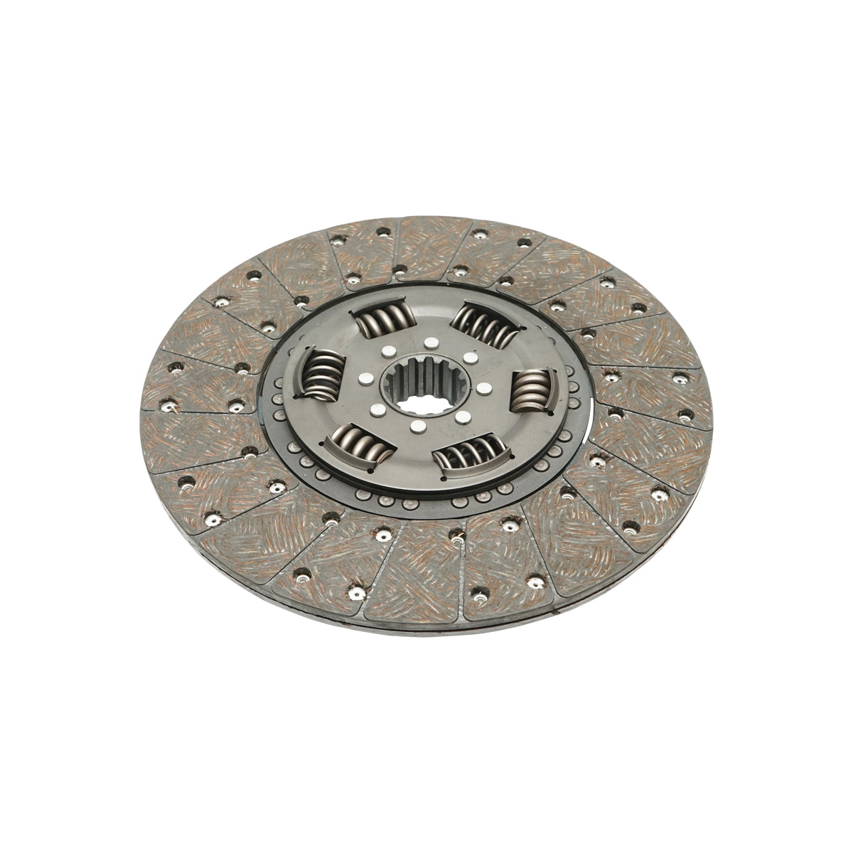 Clutch disc with an outer diameter of 280mm, inner diameter 1-35mm, inner diameter 2-40mm, 14 grooves for Massey Ferguson, Landini, McCormick OEM 1424123M92
