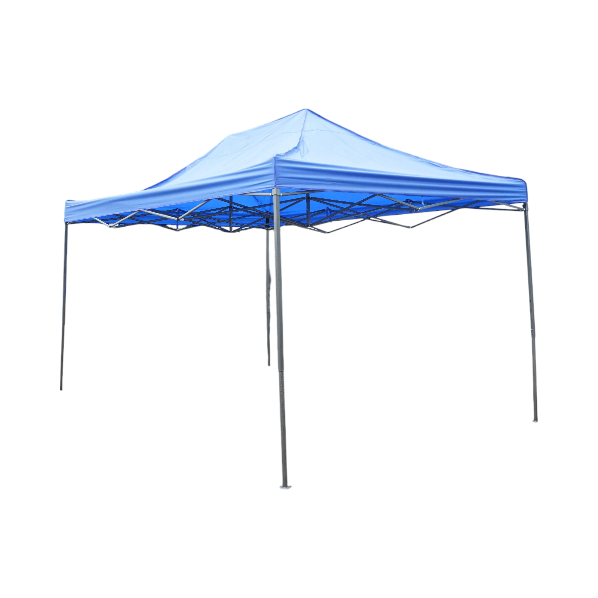 Blue pavilion tent 3x4.5m, adjustable height, foldable