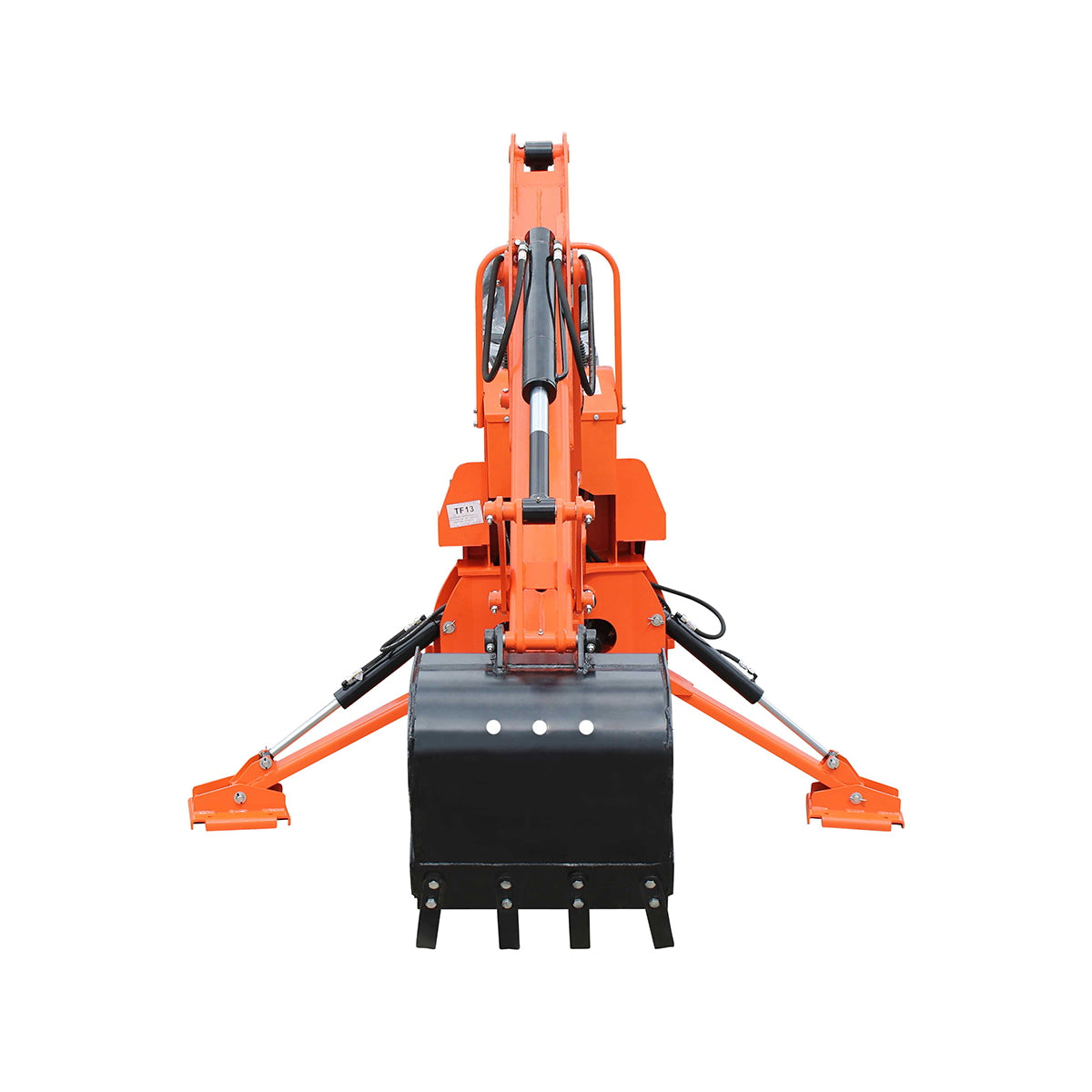 Excavator arm for tractor 35-65HP, 180-degree rotation, excavation depth 2.74m Breckner Germany