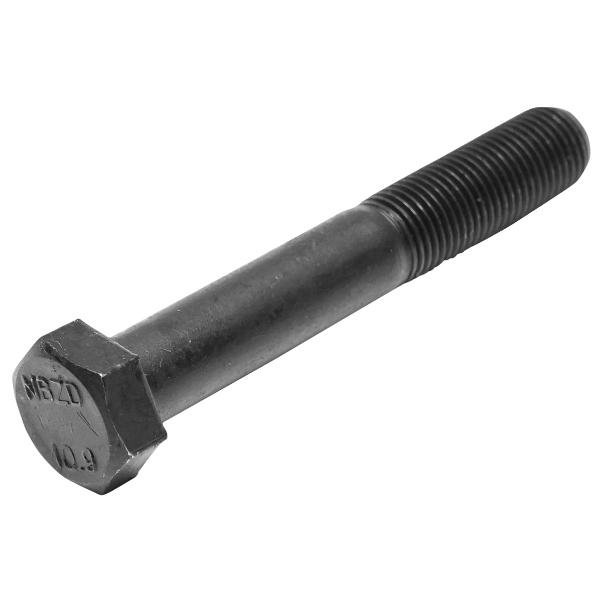 Black screw with hexagonal head DIN 960 M12x1.25x80 G10.9 50 pcs/bag
