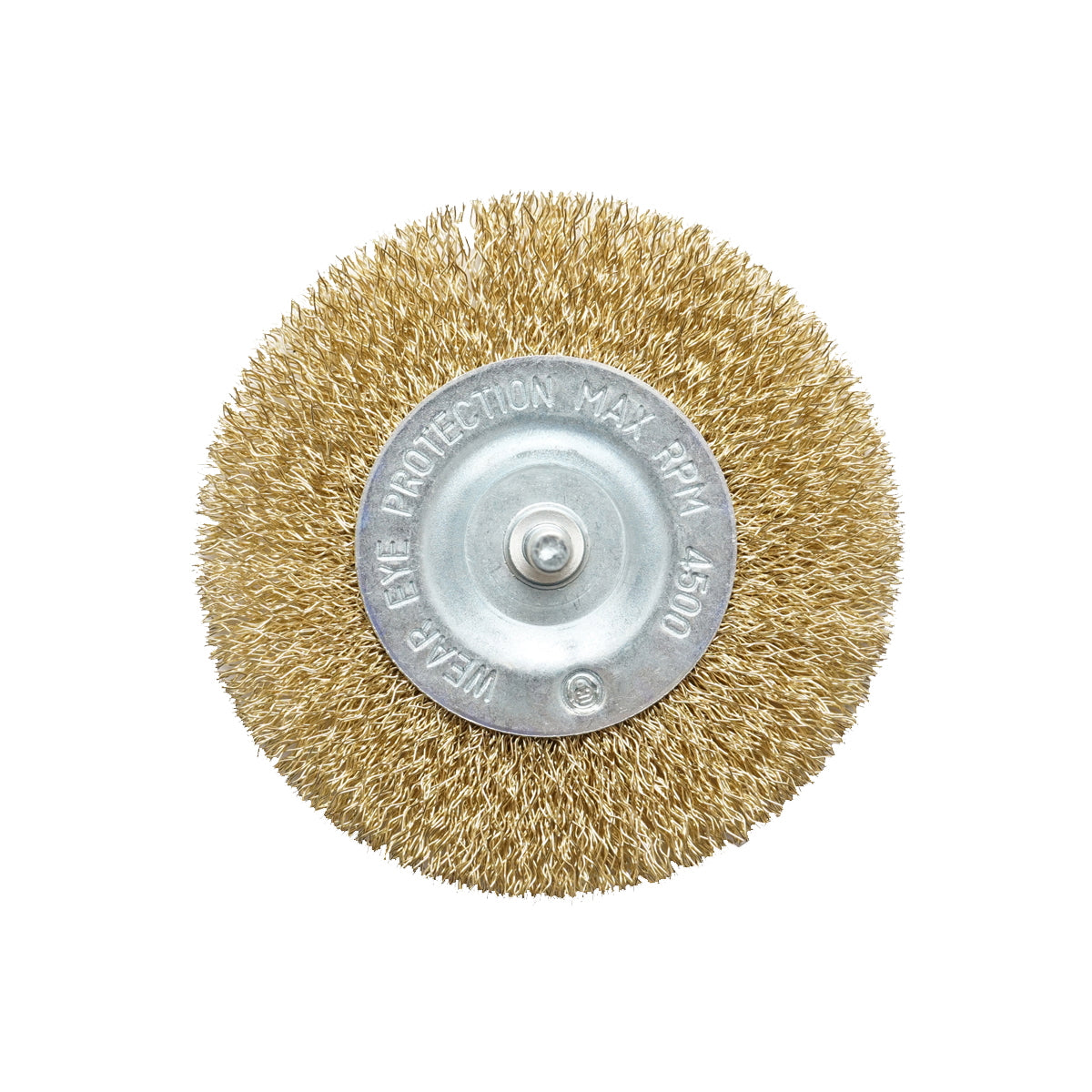 Wire brush with M14 shaft, 100mm, 4500rpm Breckner Germany