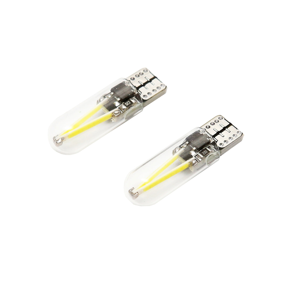 Set of 2 LED SMD bulbs 12V T10 0.04A cold light Breckner Germany