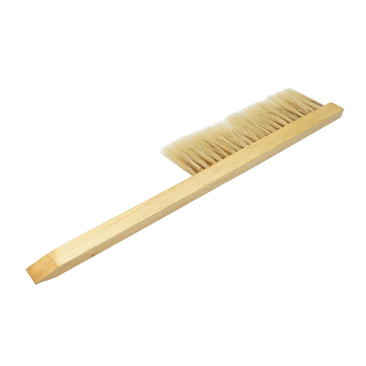 Double row beekeeping brush made of horse tail with a wooden handle 410x80mm