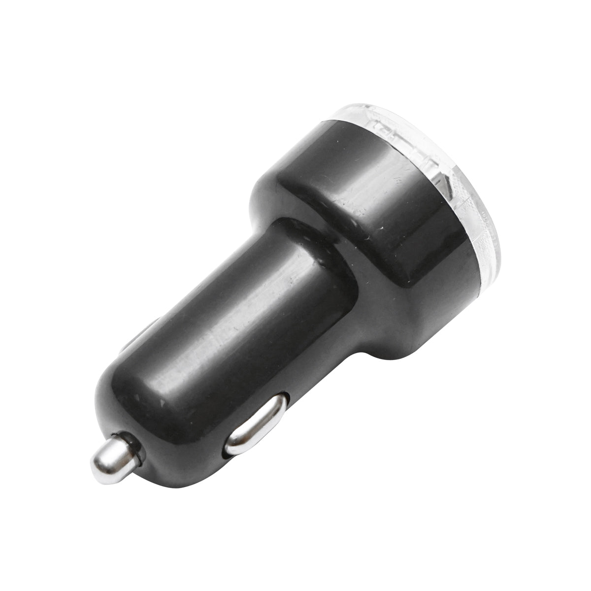 Phone charger plug car cigarette lighter 2 USB 2.1A black wireless