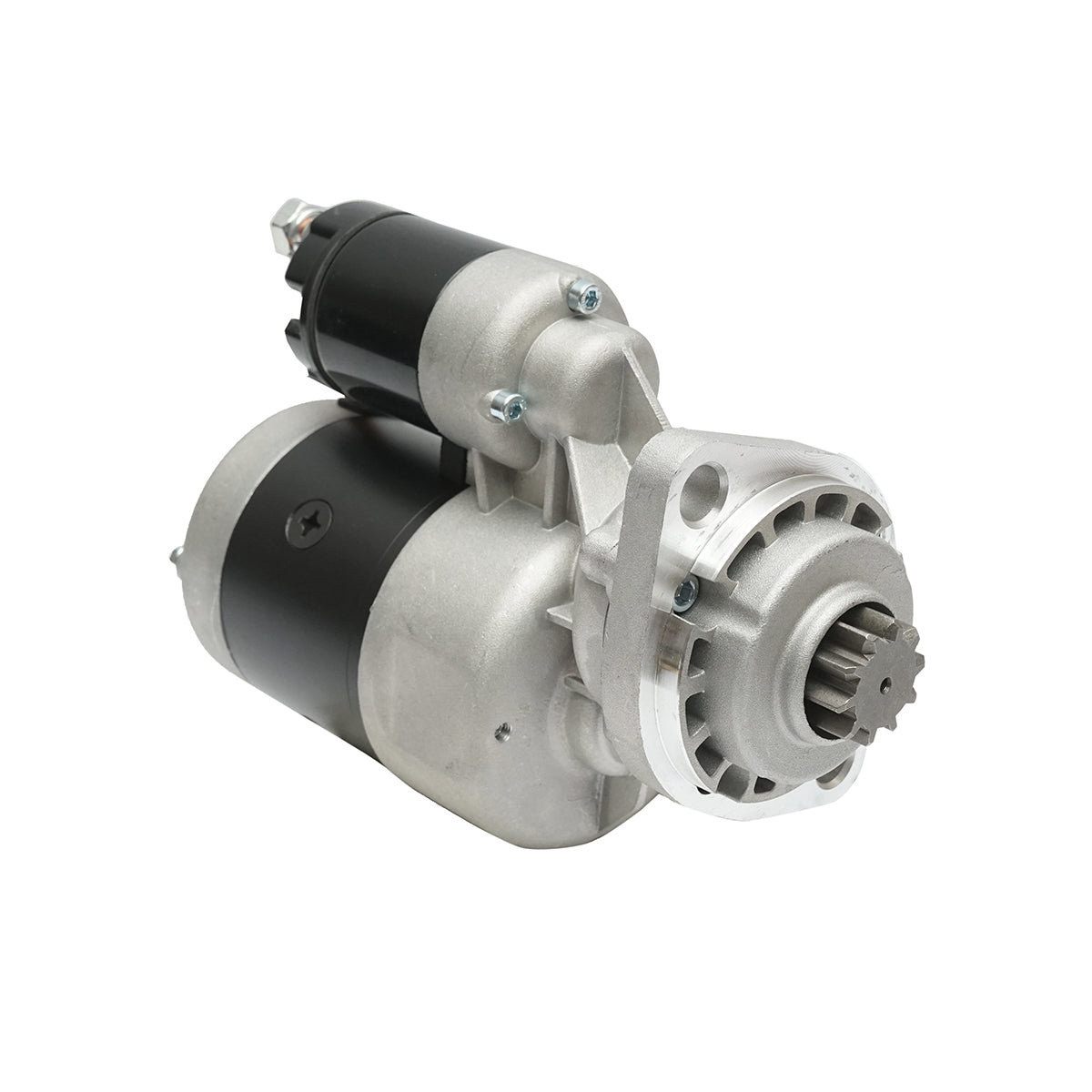 12V Electromotor, 3.0kW, 340mm Bosch type for John Deere, Renault OEM codes AL110597, RE239087, RE41748, RE41749, AR91813, AL62690, AL110598, RE42730 Breckner Germany