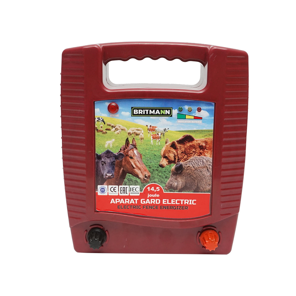 Impulse generator device 14.5 Joules for electric fence DC12-220V