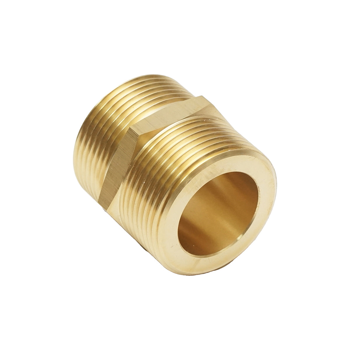 Flexible, corrugated stainless steel pipe adapter with seal DN25-1.1/4