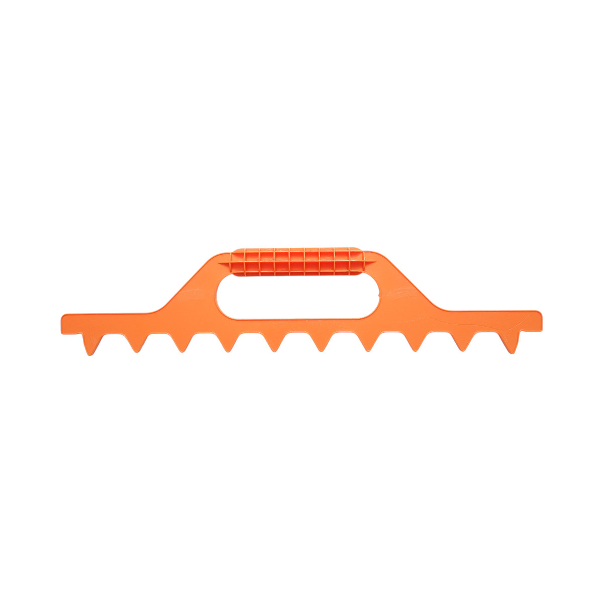 Beehive frame distancing tool with 9 plastic rows