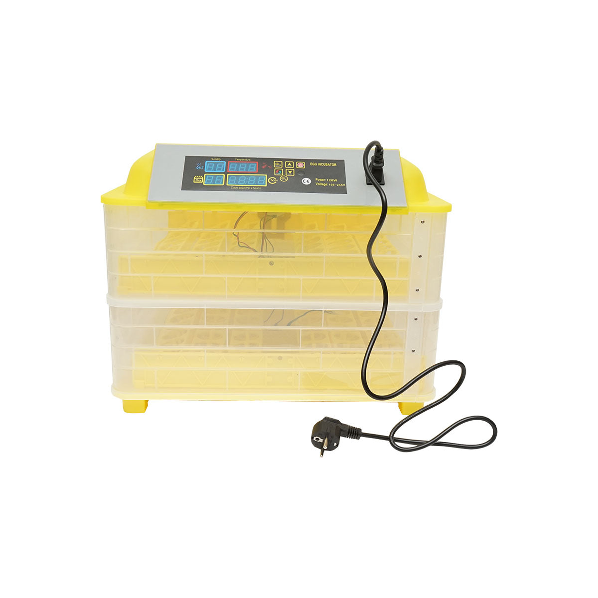 Incubator with 2 levels for 96 eggs fully automatic digital EW-96 Breckner Germany